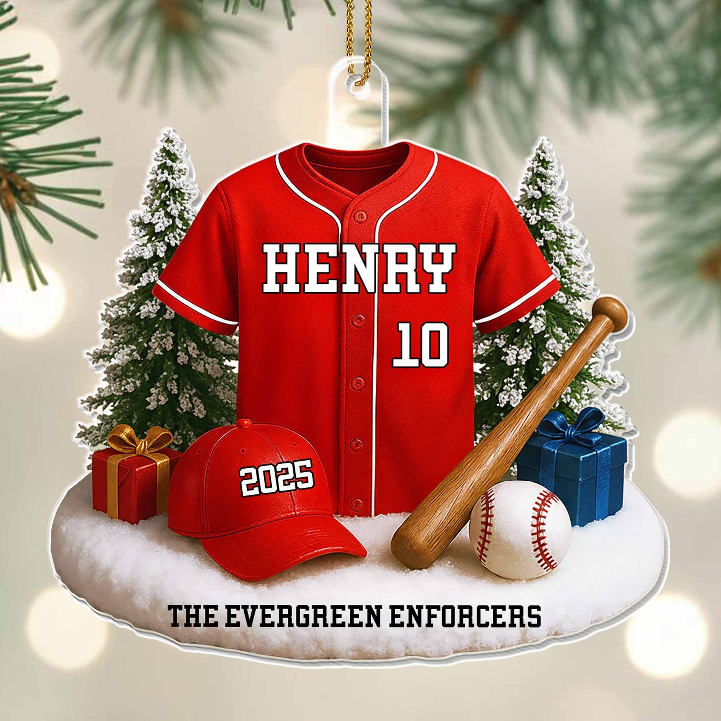 Celebrate Your Favorite Baseball Moments With A Personalized Ornament