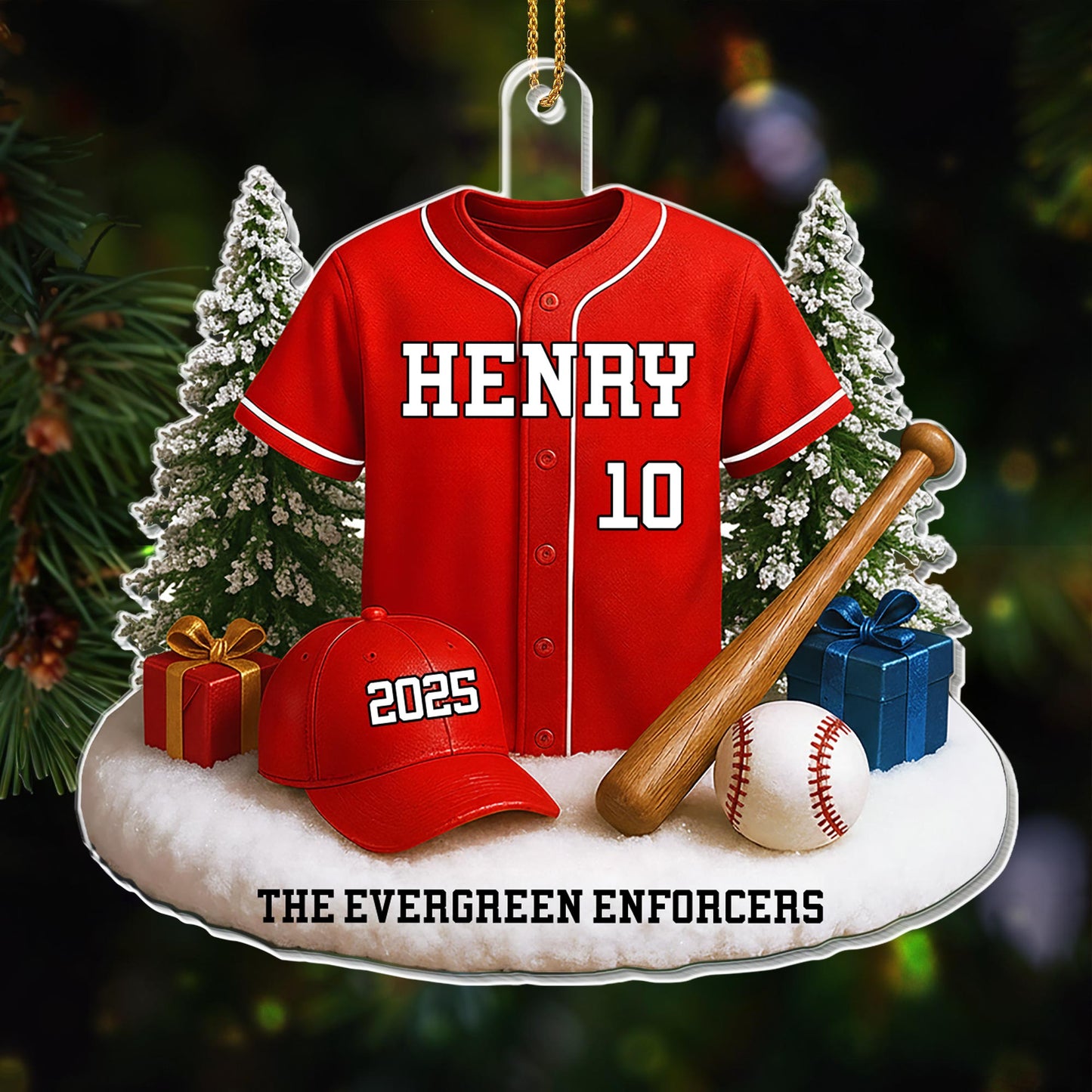 Celebrate Your Favorite Baseball Moments With A Personalized Ornament