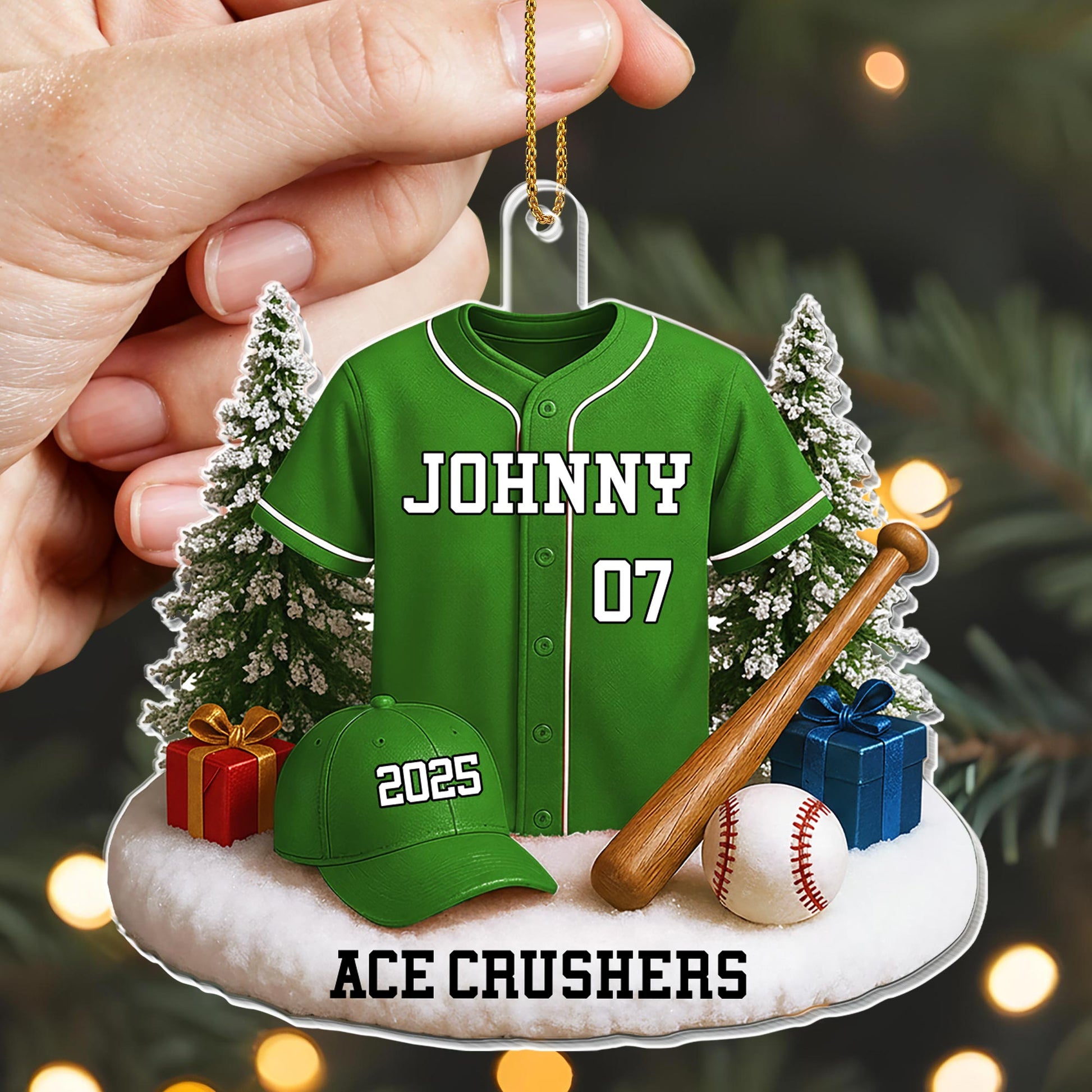 Celebrate Your Favorite Baseball Moments With A Personalized Ornament