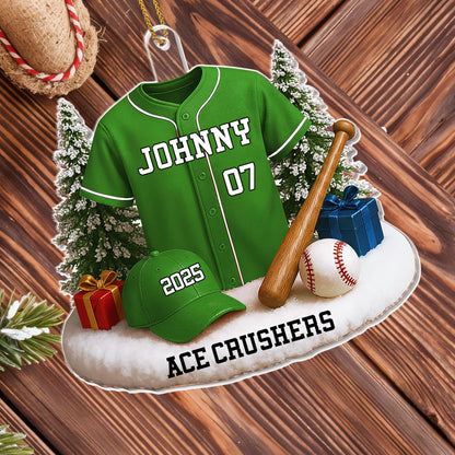 Celebrate Your Favorite Baseball Moments With A Personalized Ornament