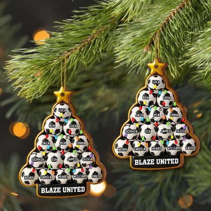 Blaze United Soccer Balls And Christmas Lights