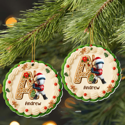 Joyful Celebration With Baseball Player And Gingerbread