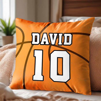 Customize Your Basketball Jersey Pillow With Any Name And Number
