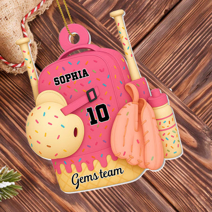 Customize With Your Team And Name, Backpack And Baseball Gear