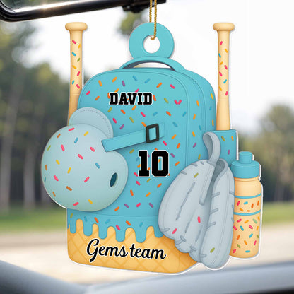 Customize With Your Team And Name, Backpack And Baseball Gear