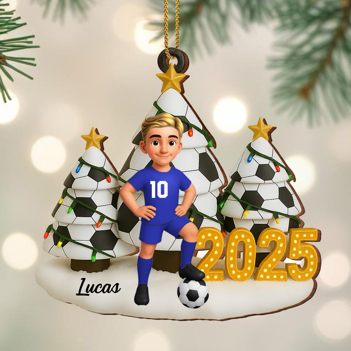 Celebrate The Holidays With Soccer and Christmas Tree