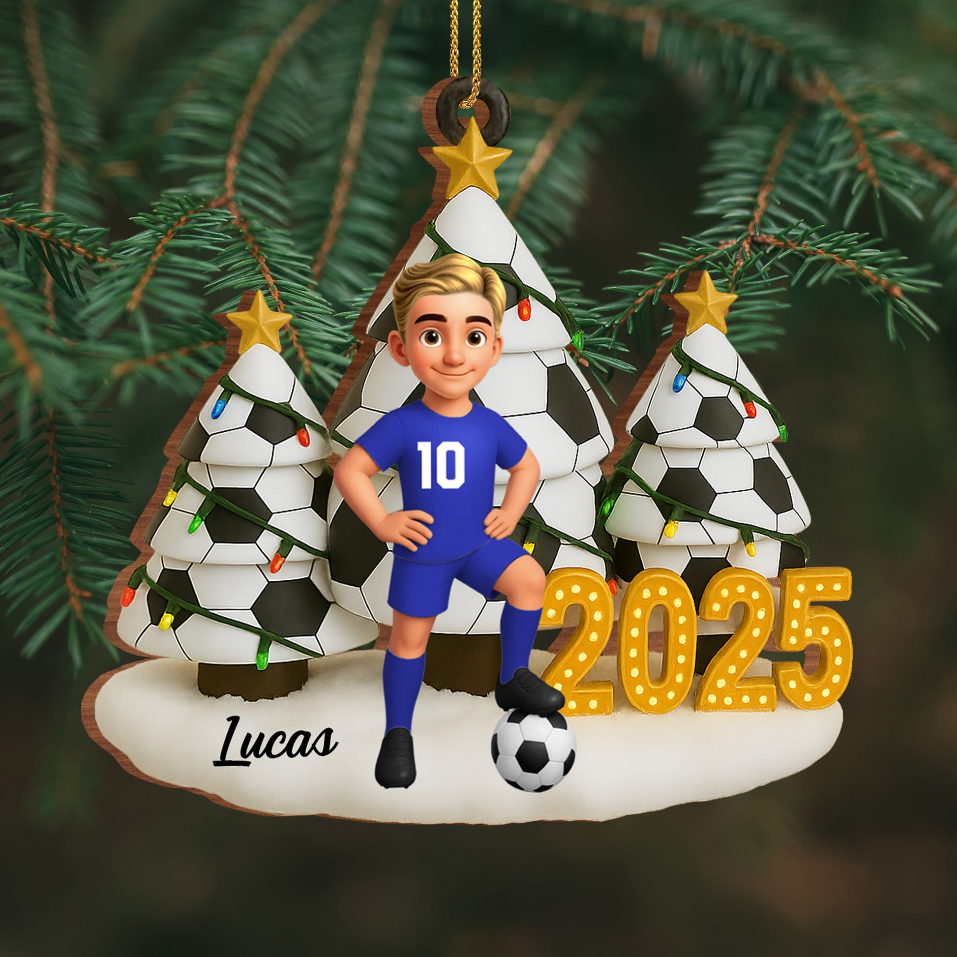 Celebrate The Holidays With Soccer and Christmas Tree