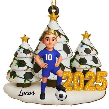 Celebrate The Holidays With Soccer and Christmas Tree