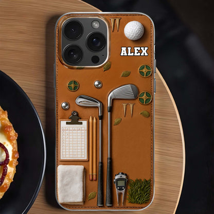 Love For Golf, Personalized Phone Case Design