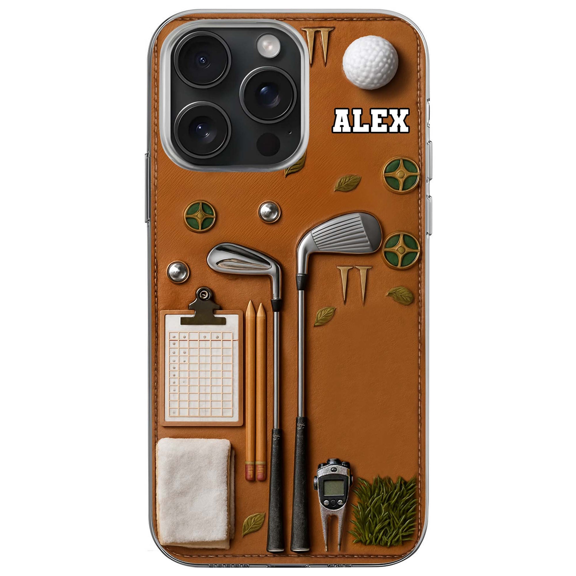 Love For Golf, Personalized Phone Case Design