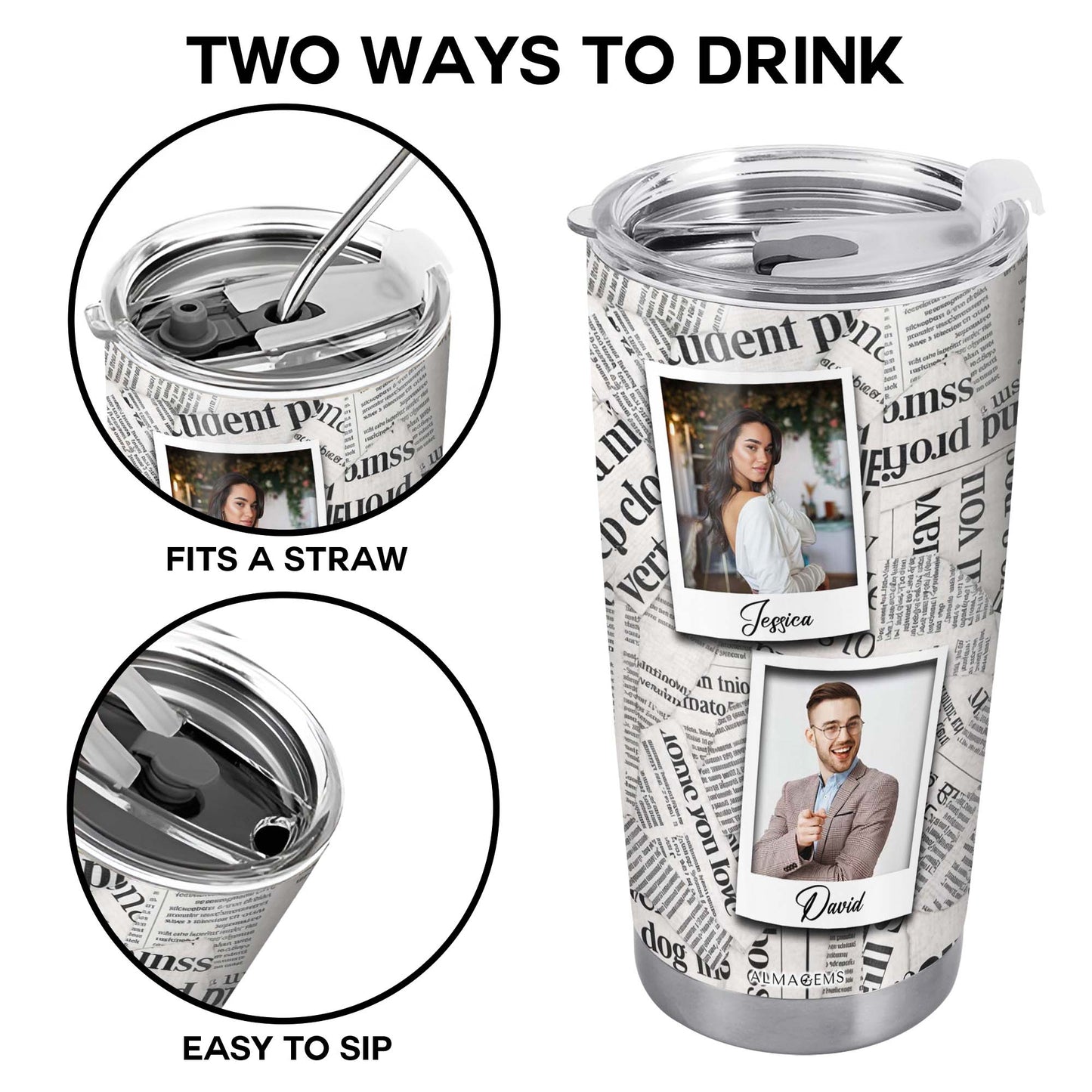 Annoying Each Other Since - Personalized Custom Stainless Steel Tumbler 20oz 30oz - TB_FM18