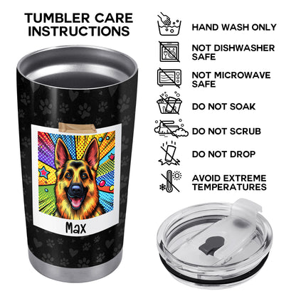 Todo lo que necesitas es amor y un perro - Vaso de acero inoxidable personalizado de 20 oz y 30 oz - TB_LL01