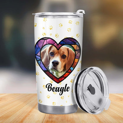 Your Light Will Always Shine In My Heart - Personalized Custom Stainless Steel Tumbler 20oz 30oz - TB_LL04