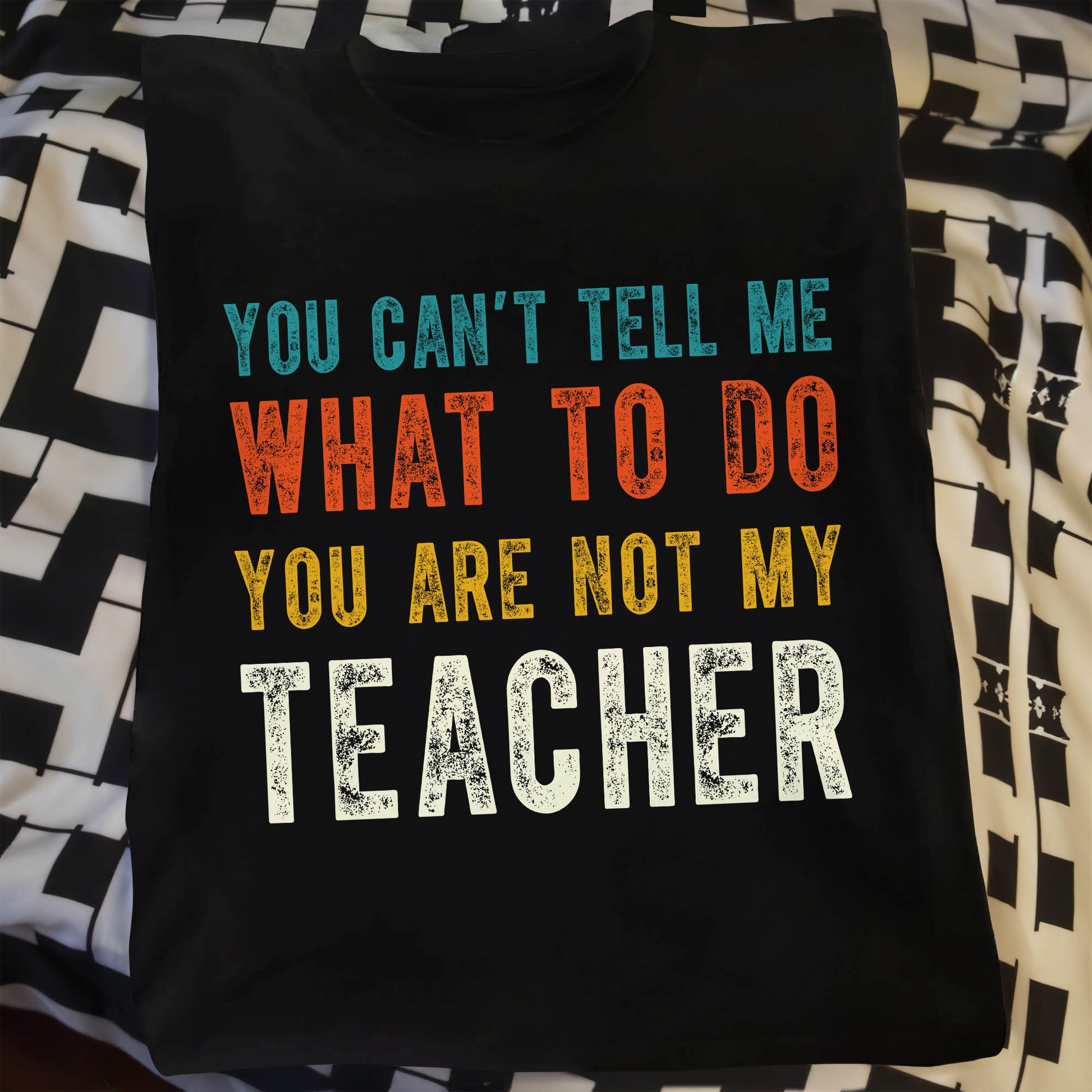 You Can't Tell Me What To Do You Are Not My Teacher