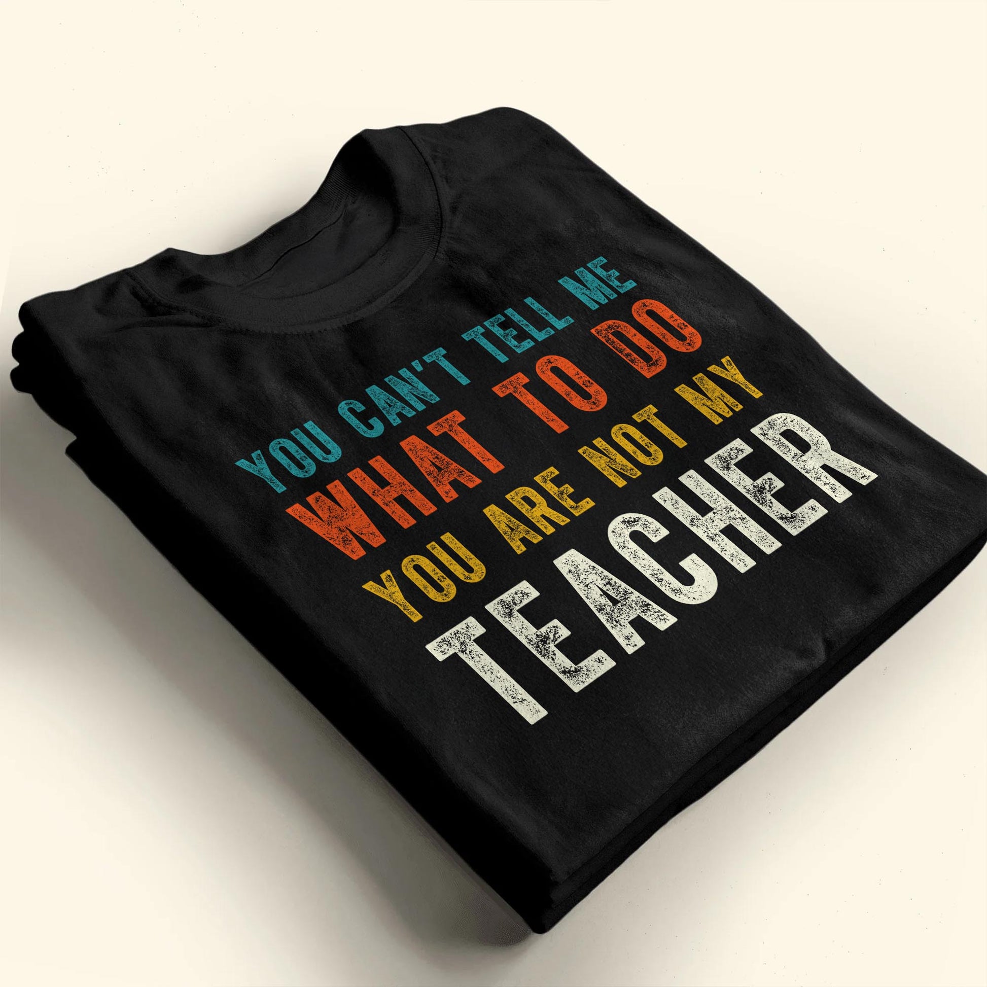 You Can't Tell Me What To Do You Are Not My Teacher