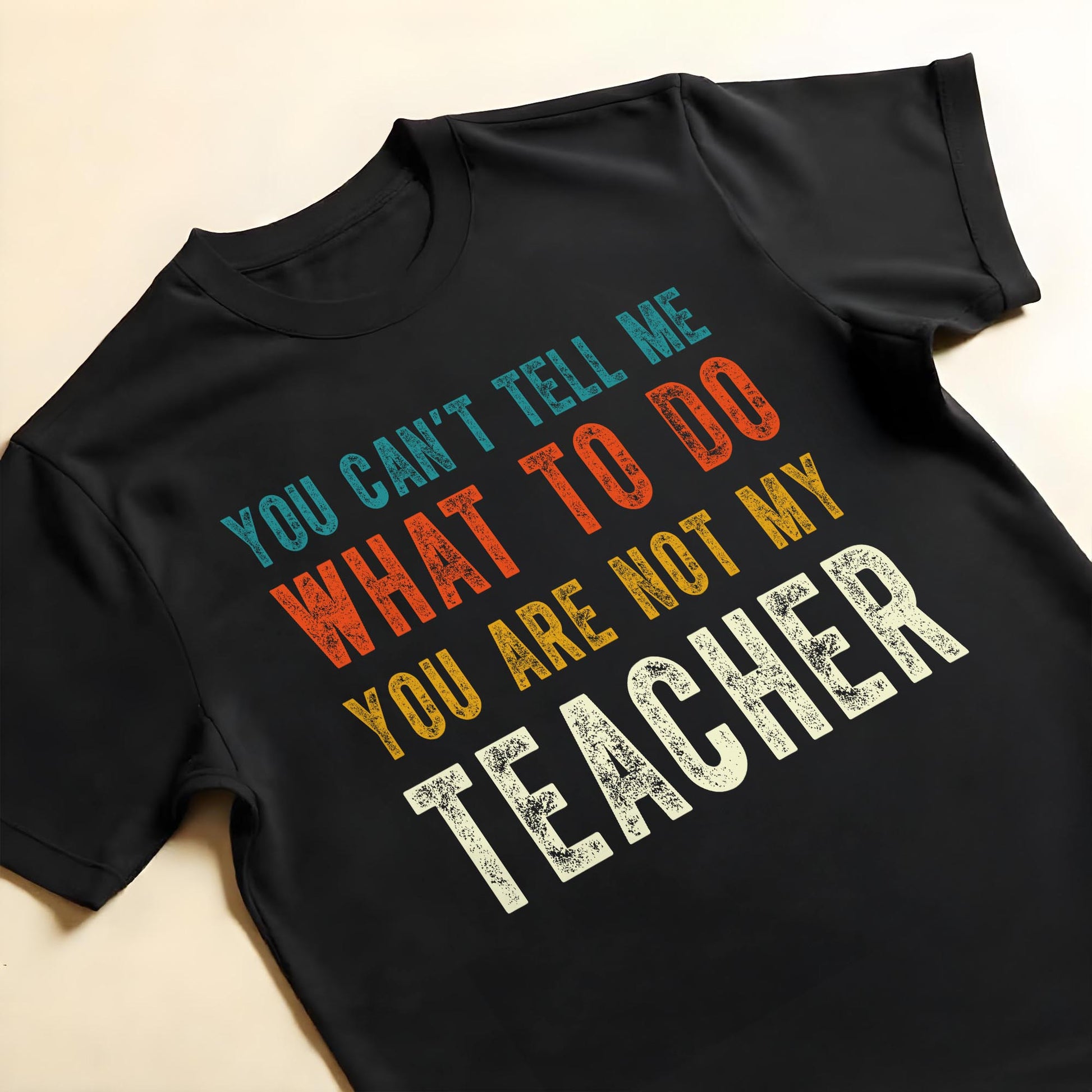 You Can't Tell Me What To Do You Are Not My Teacher