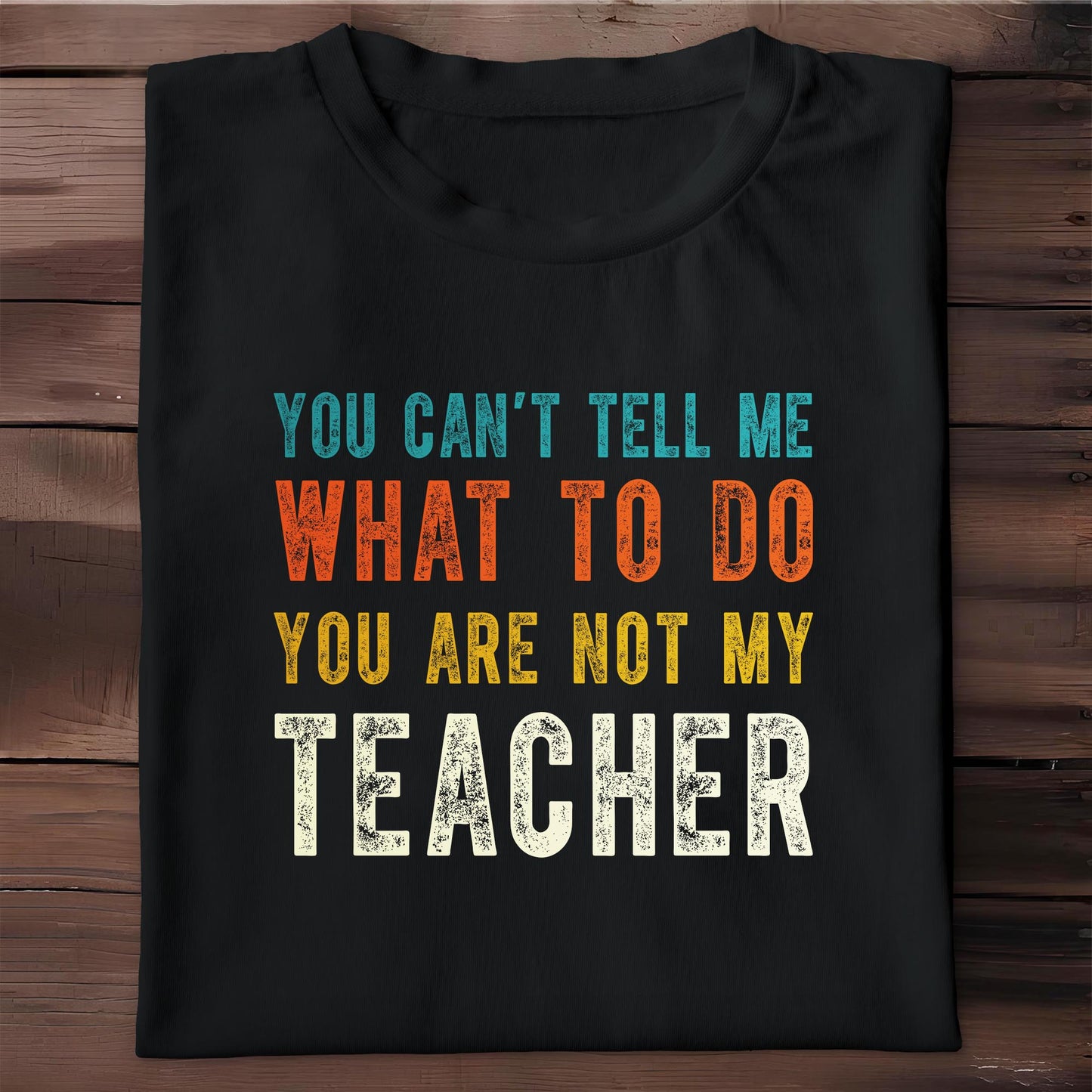 You Can't Tell Me What To Do You Are Not My Teacher