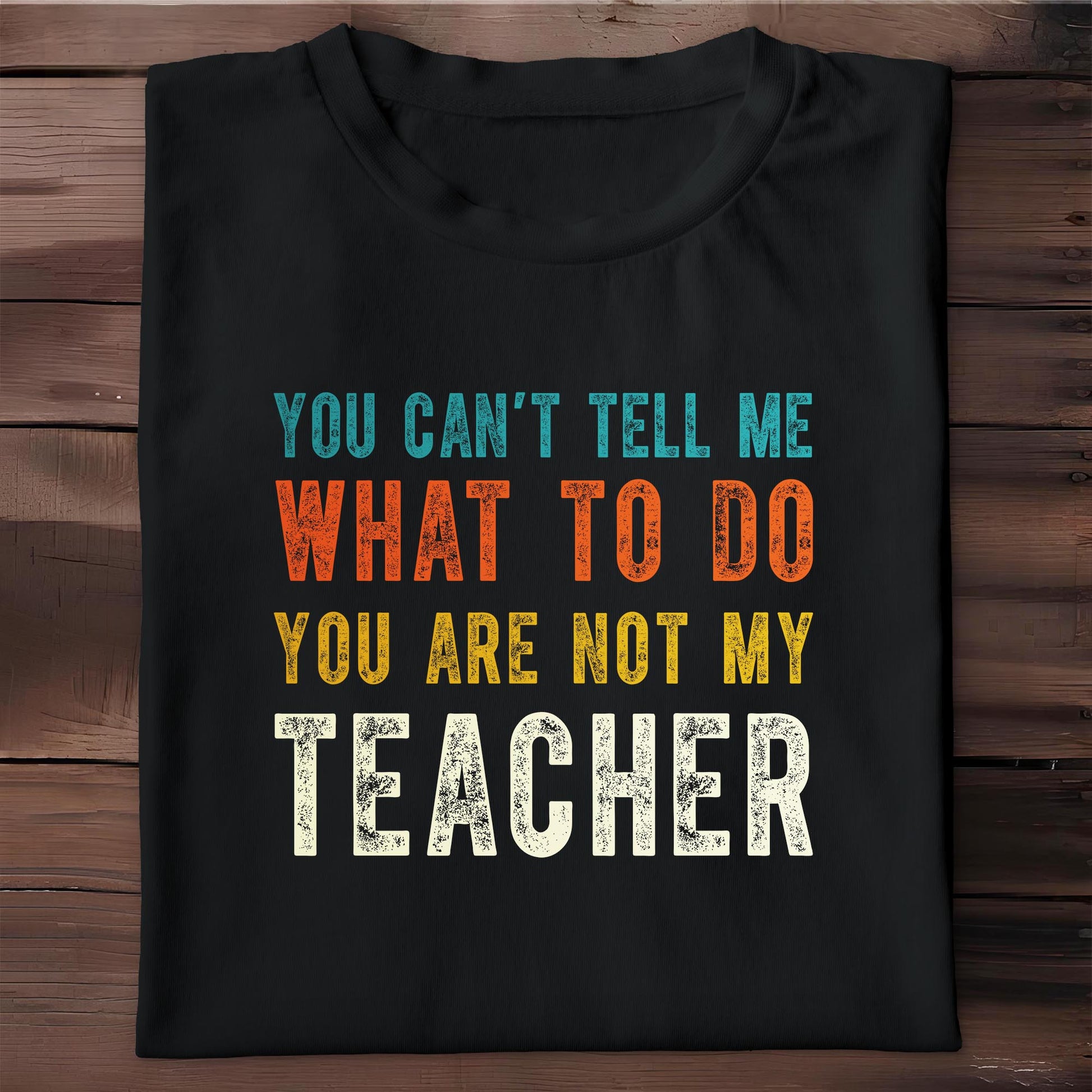 You Can't Tell Me What To Do You Are Not My Teacher