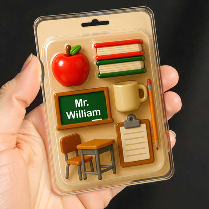 Perfect Gift For Teachers To Organize Desk Essentials, Apple and Clipboard