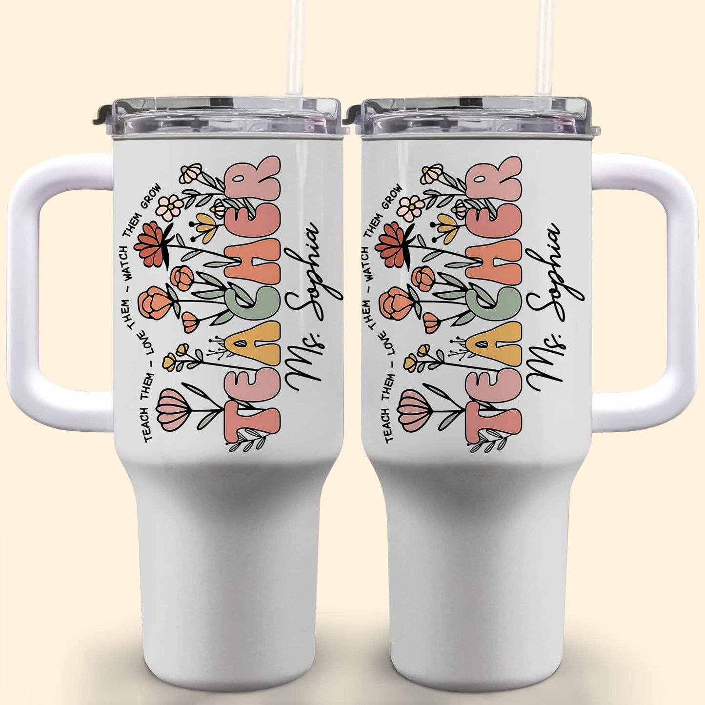 Teach Them Love Them Watch Them Grow With Flowers