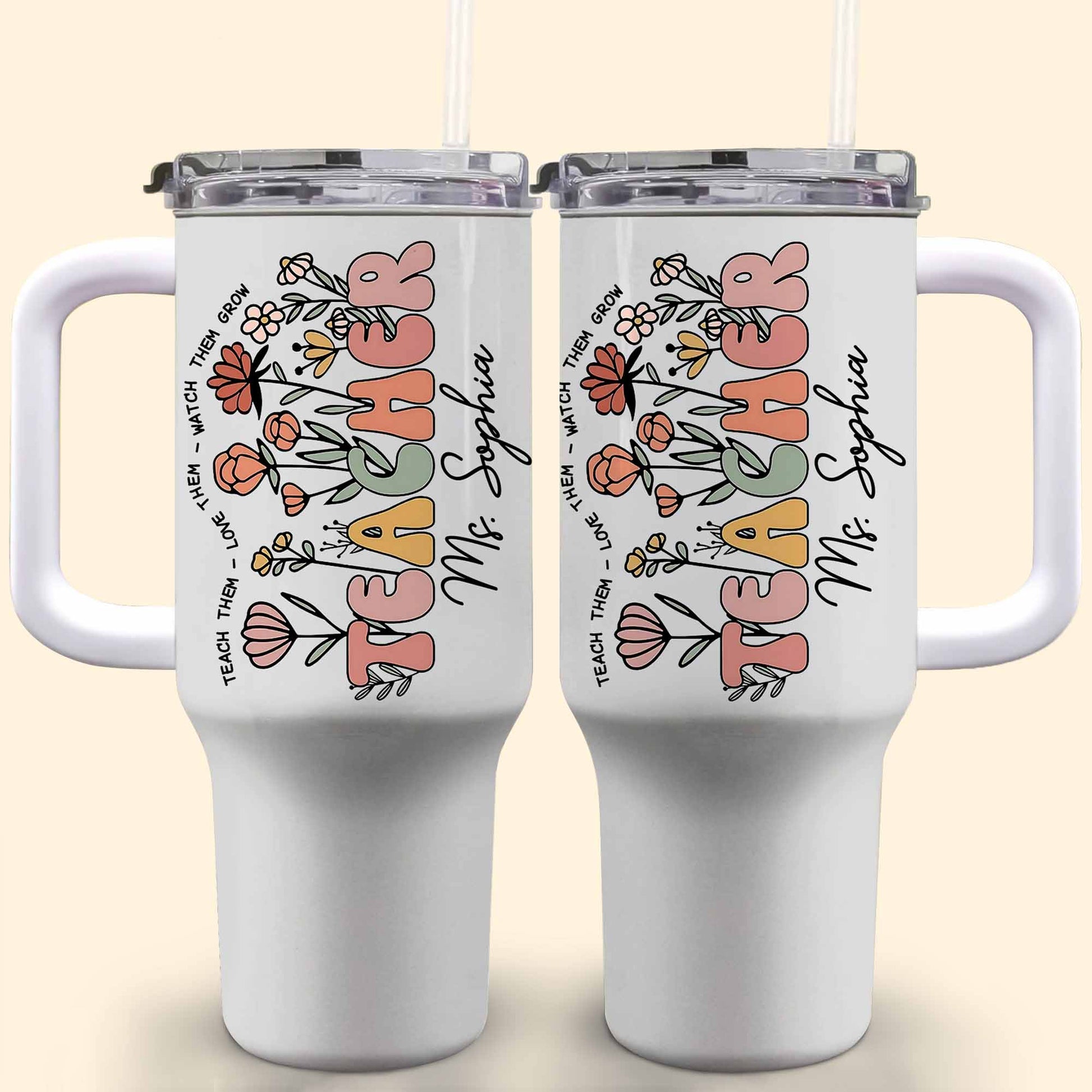 Teach Them Love Them Watch Them Grow With Flowers