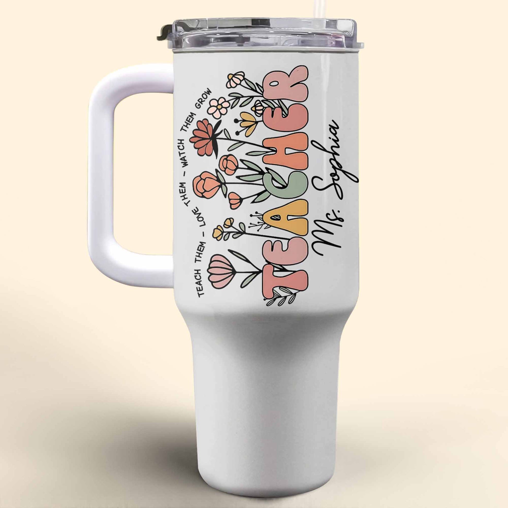 Teach Them Love Them Watch Them Grow With Flowers