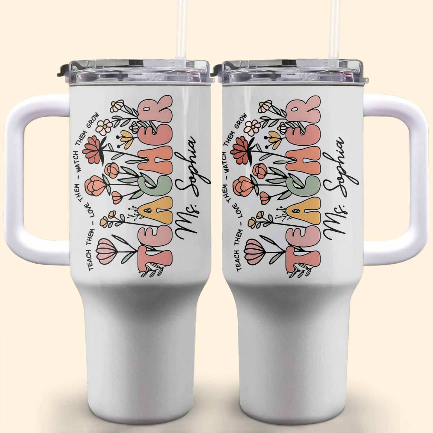 Teach Them Love Them Watch Them Grow With Flowers