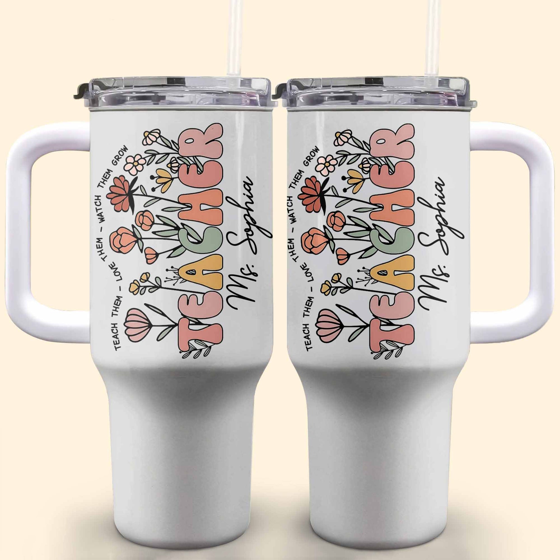 Teach Them Love Them Watch Them Grow With Flowers