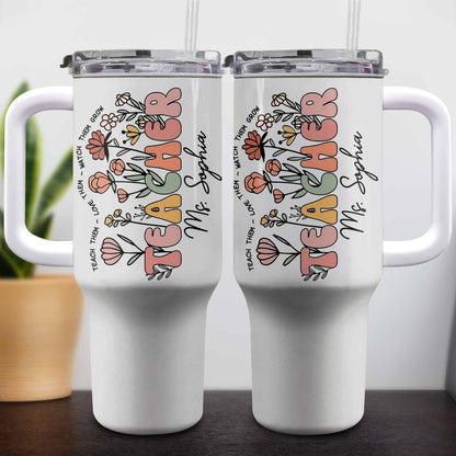 Teach Them Love Them Watch Them Grow With Flowers