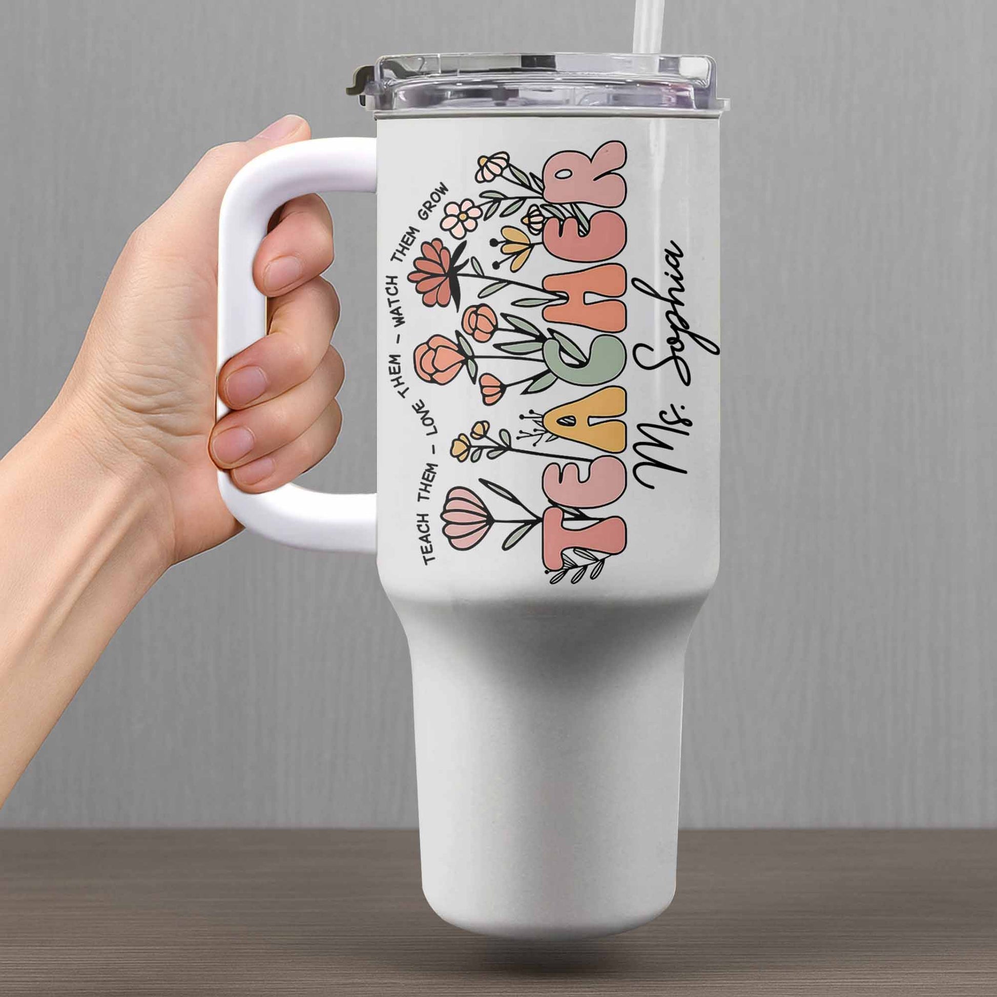 Teach Them Love Them Watch Them Grow With Flowers