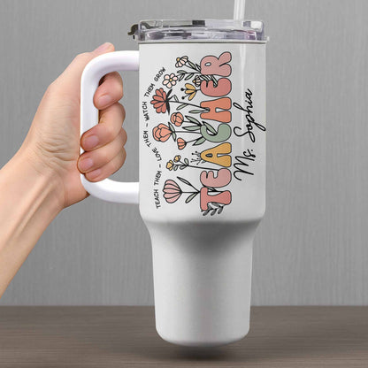 Teach Them Love Them Watch Them Grow With Flowers