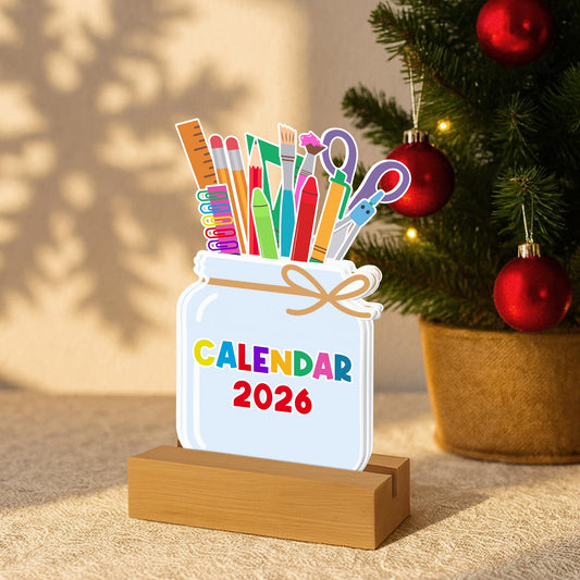 Brighten Your Year With Creativity, Art Supplies Theme