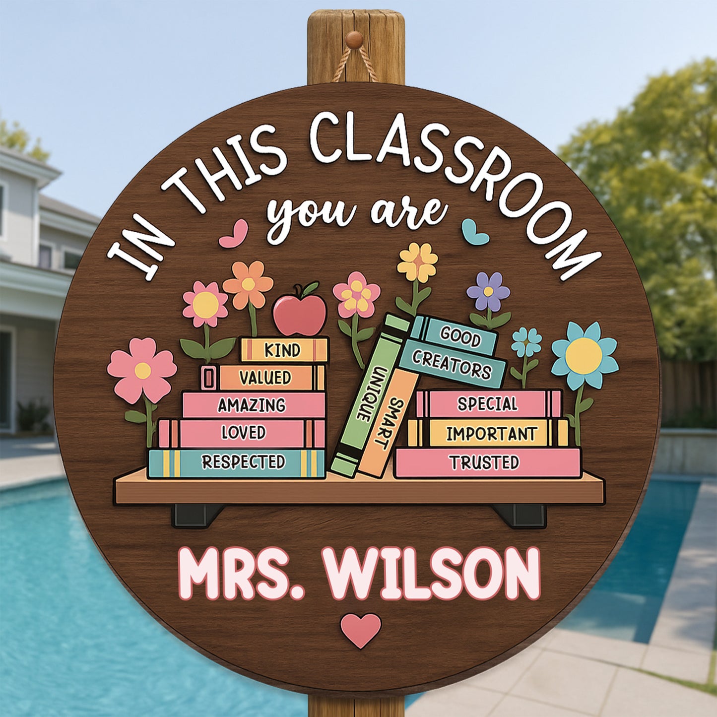 In This Classroom You Are Loved And Respected, Teacher Sign