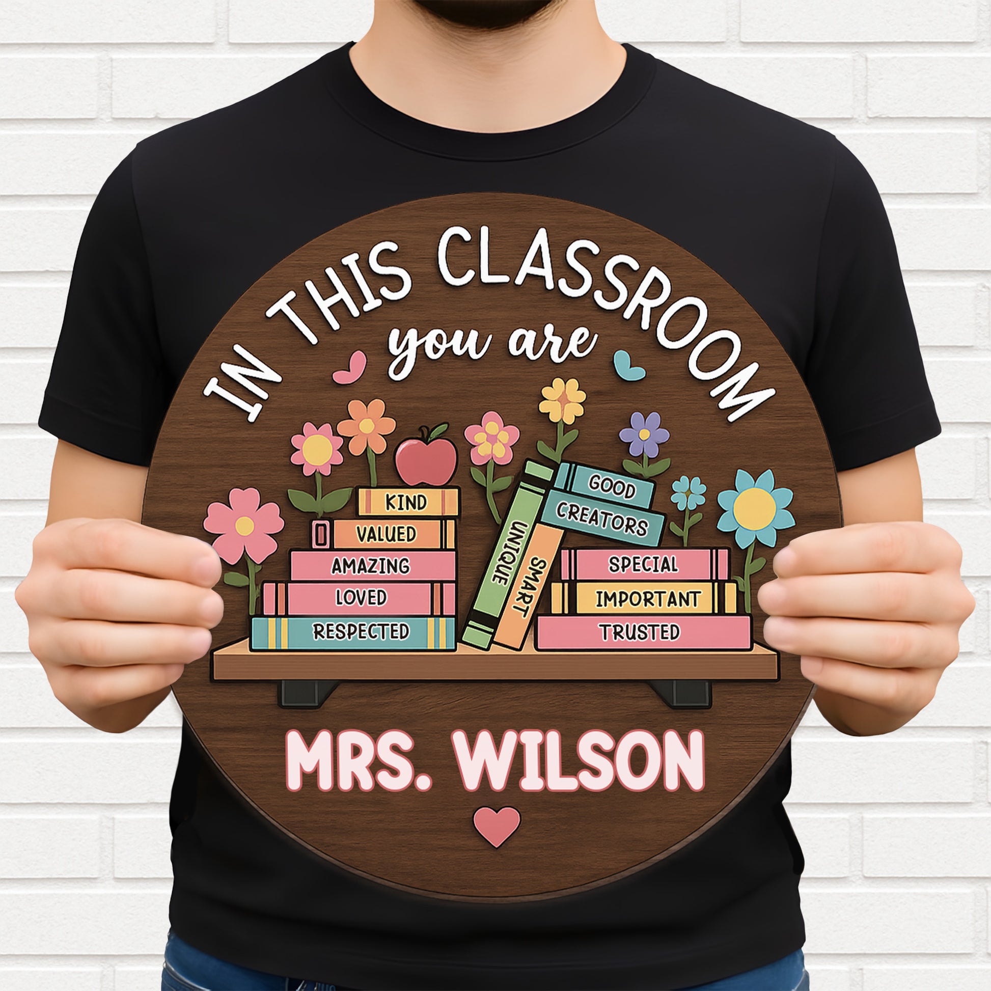 In This Classroom You Are Loved And Respected, Teacher Sign