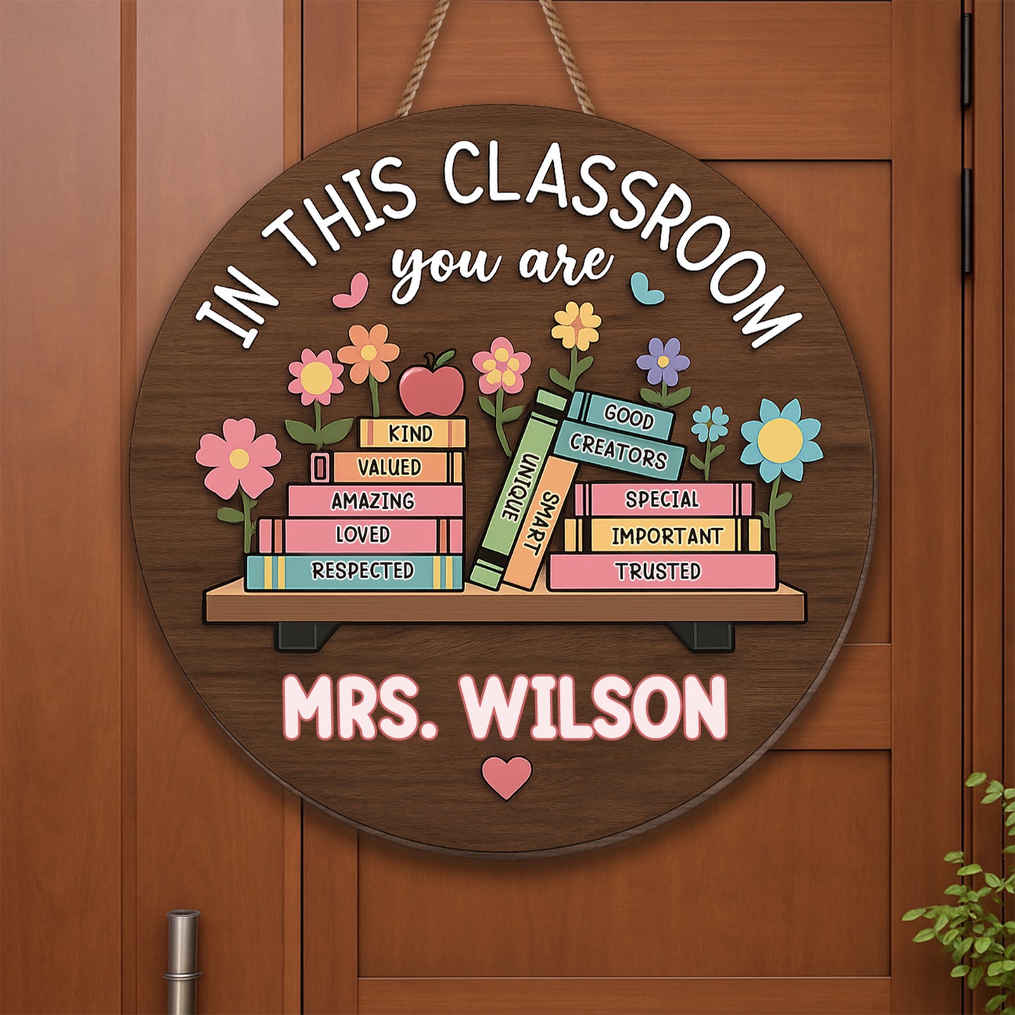 In This Classroom You Are Loved And Respected, Teacher Sign