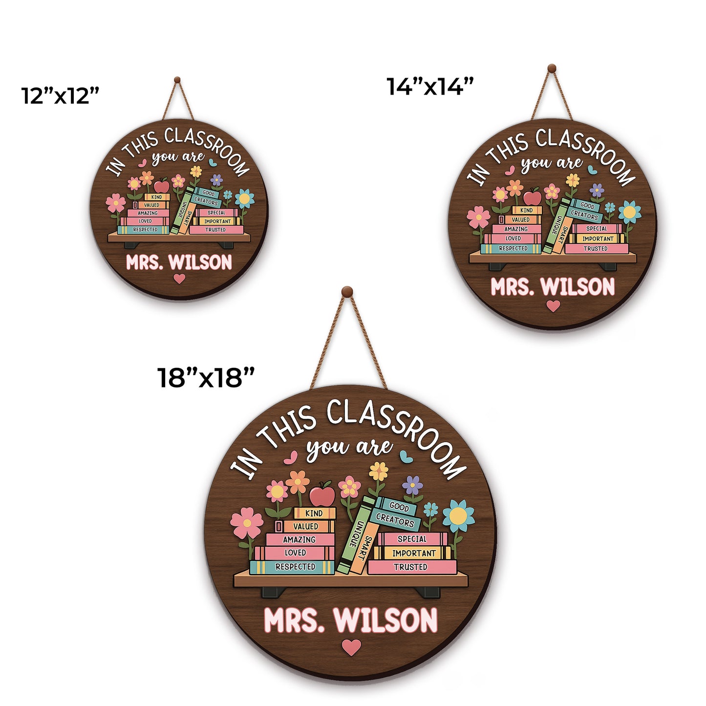 In This Classroom You Are Loved And Respected, Teacher Sign