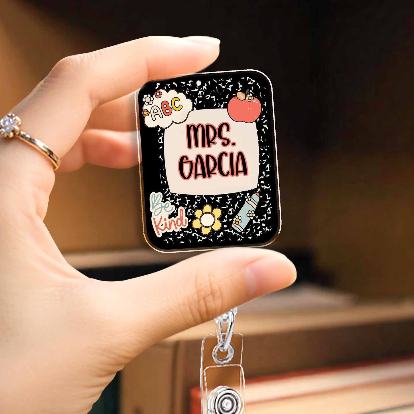 Customize With Your Own Special Message Decorated With Hearts And Flowers