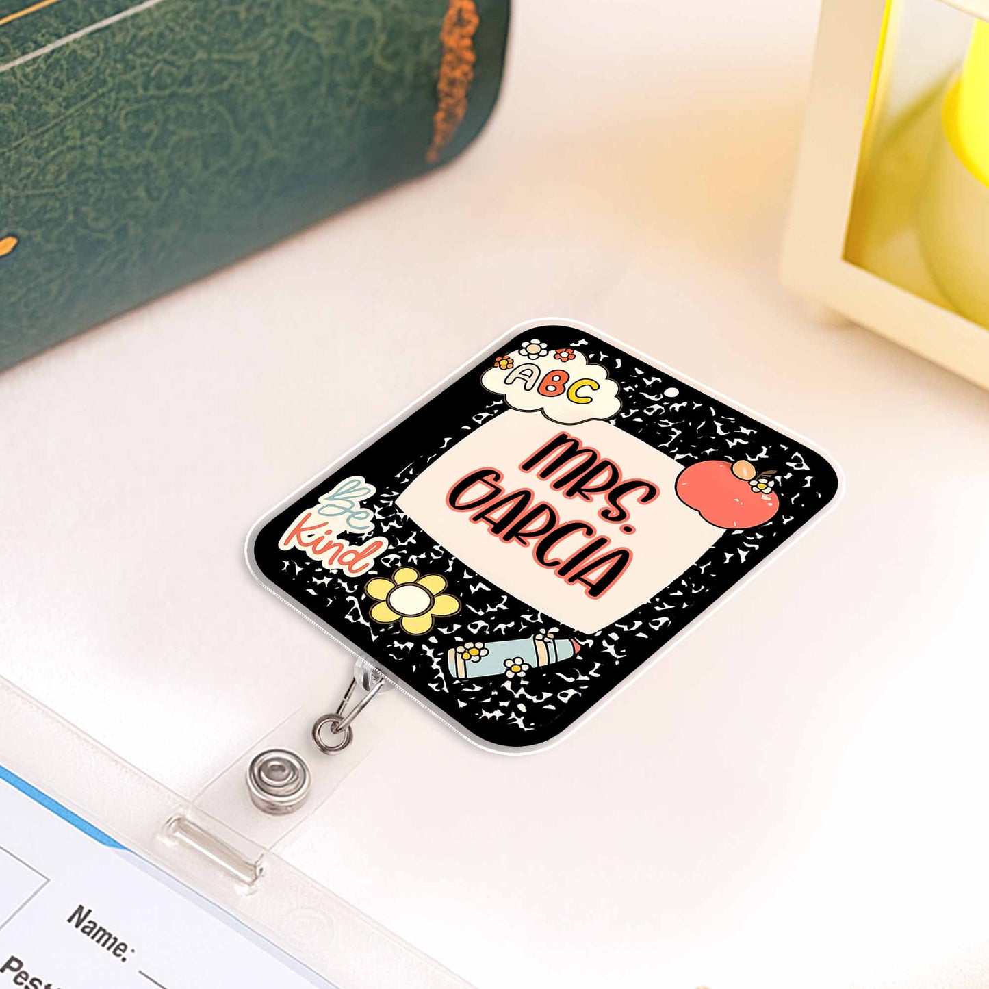 Customize With Your Own Special Message Decorated With Hearts And Flowers