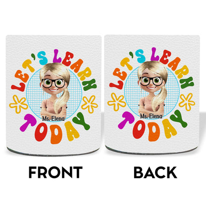 Let's Learn, Colorful Letters And Cartoon Teacher