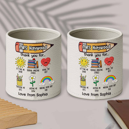 Thank You For Being The Best Teacher Sun, Books, Heart, Rainbow, Flower