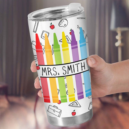 To Mrs. Smith, Crayons And School Supplies Inspiration