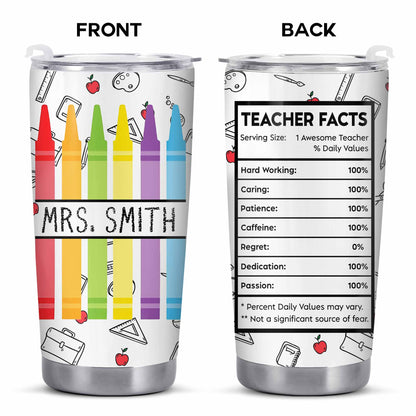 To Mrs. Smith, Crayons And School Supplies Inspiration