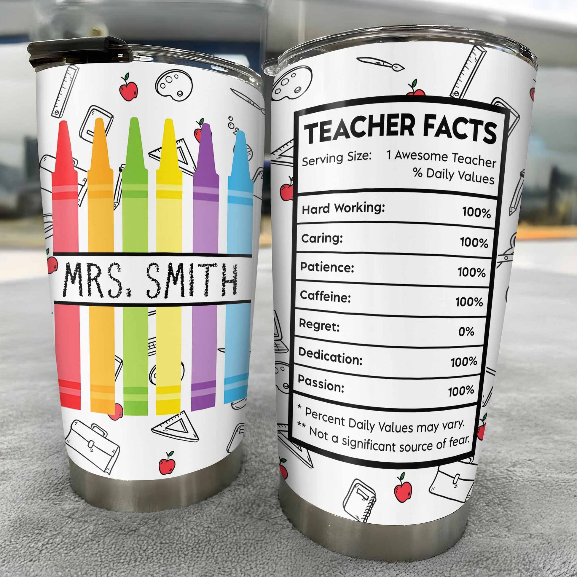 To Mrs. Smith, Crayons And School Supplies Inspiration