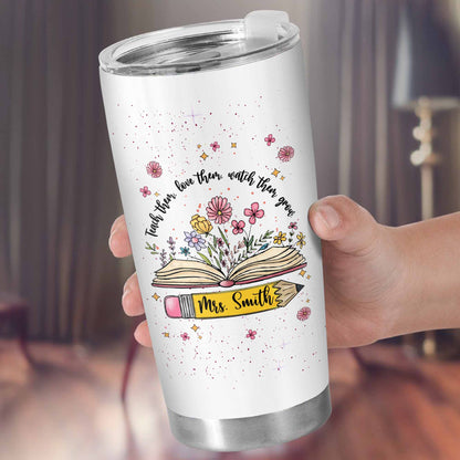 Teach Them Love Them Watch Them Grow With Flowers And Books