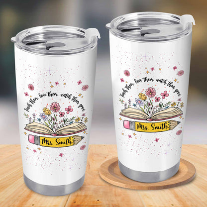 Teach Them Love Them Watch Them Grow With Flowers And Books