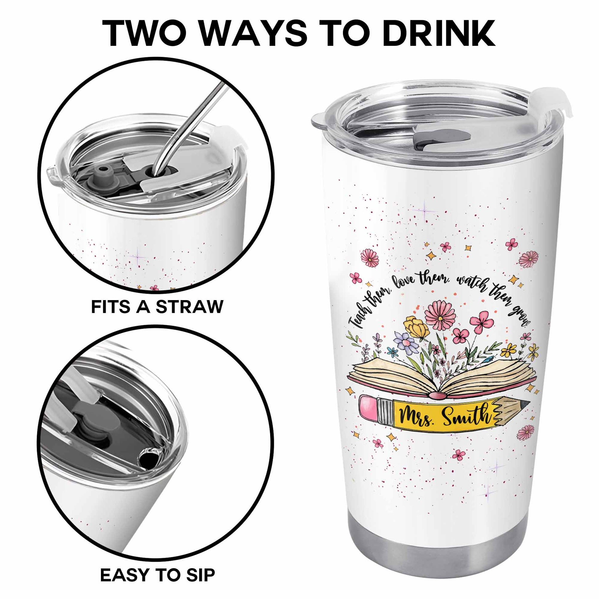 Teach Them Love Them Watch Them Grow With Flowers And Books