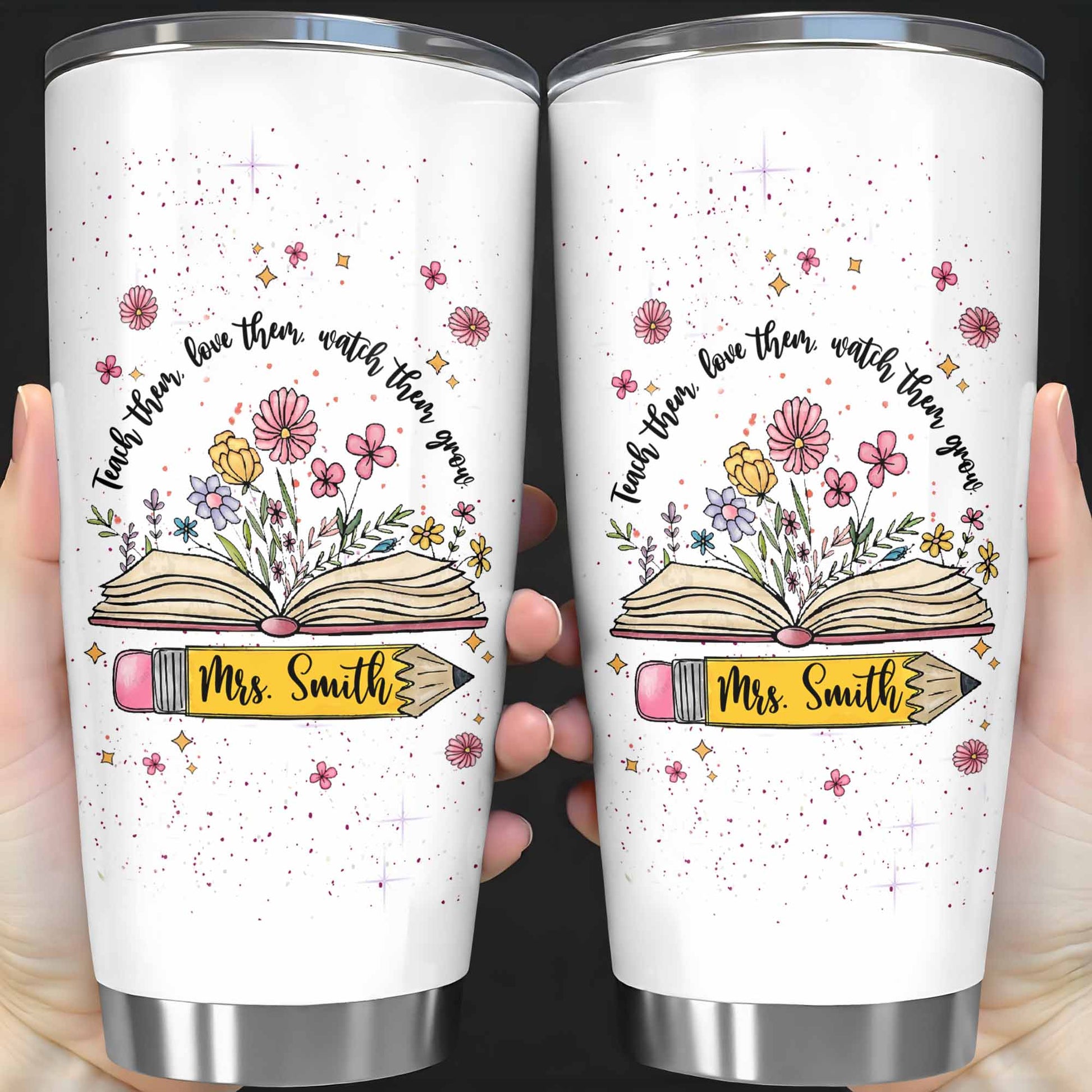 Teach Them Love Them Watch Them Grow With Flowers And Books