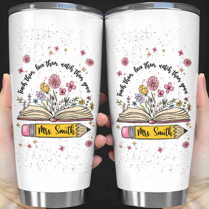 Teach Them Love Them Watch Them Grow With Flowers And Books