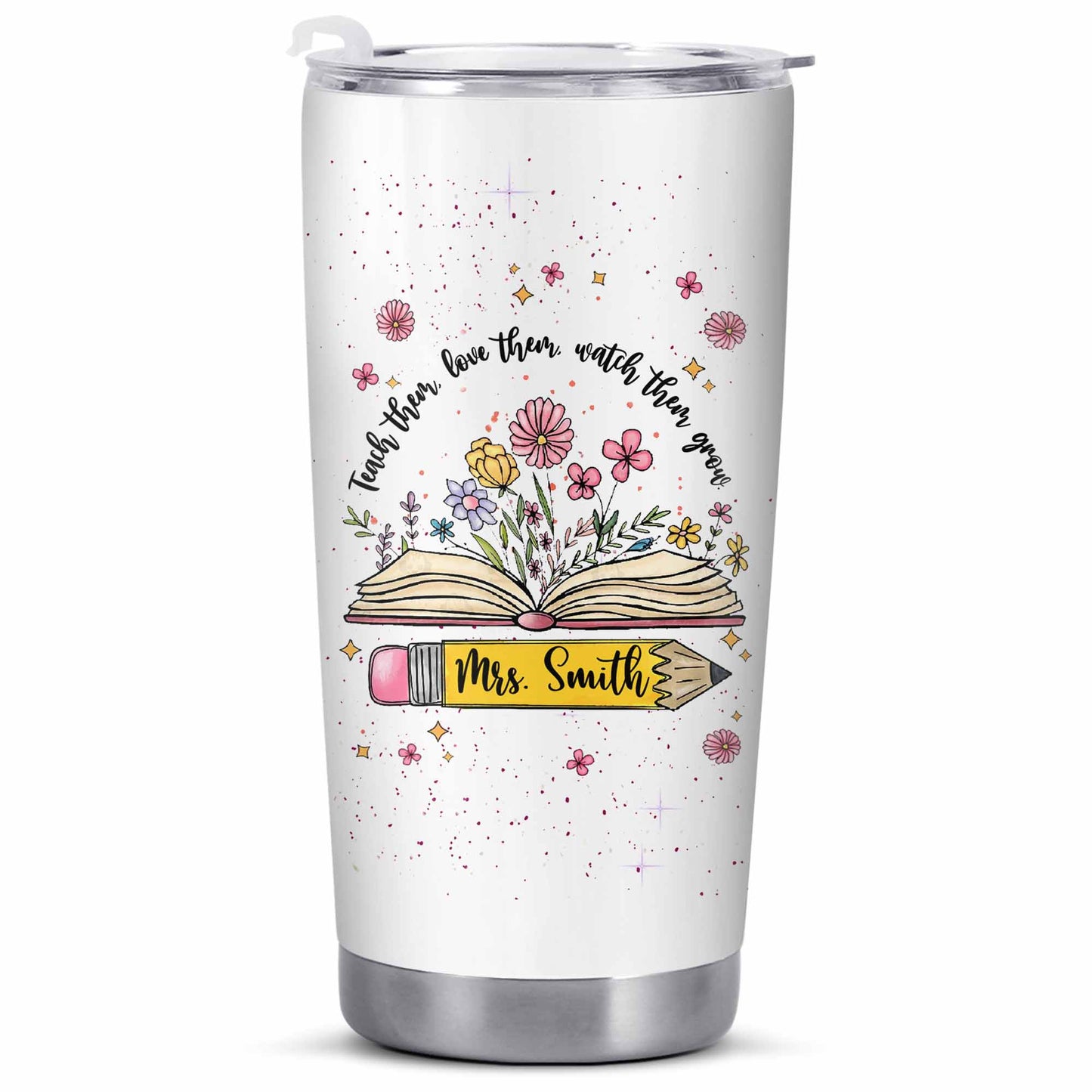 Teach Them Love Them Watch Them Grow With Flowers And Books