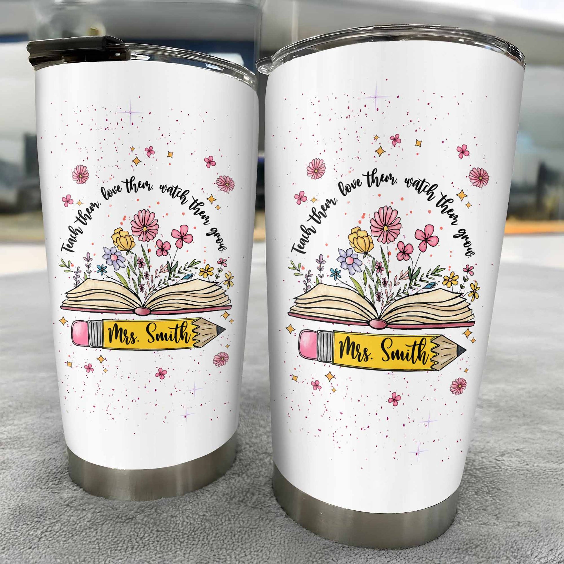 Teach Them Love Them Watch Them Grow With Flowers And Books